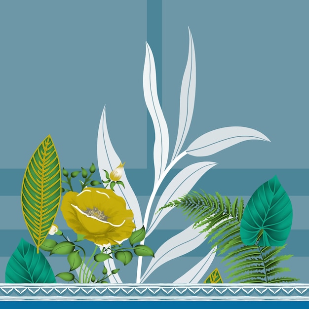 Vector digital and textile shirt design pattern