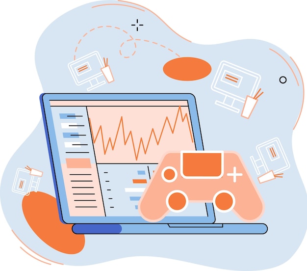 Vector discipline concept icon time management working day idea time for work hobby and study