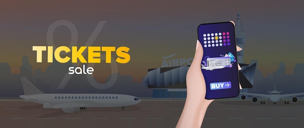 Vector discount on air tickets