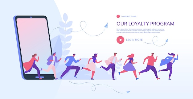 Vector discount marketing program for regular customers