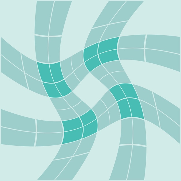 Vector distorted optical illusion pattern wallpaper background