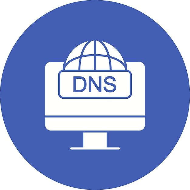 Vector dns icon vector image can be used for web hosting