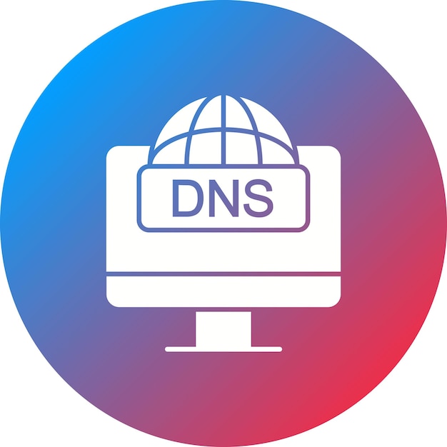 Vector dns icon vector image can be used for web hosting