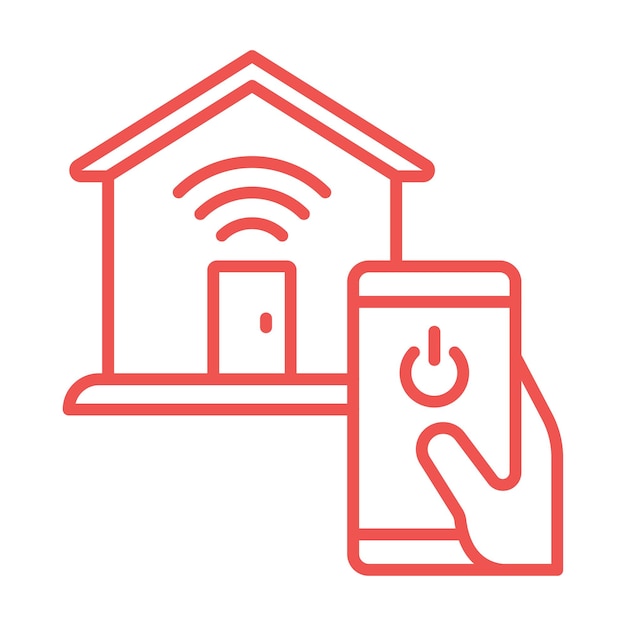 Vector domotics icon