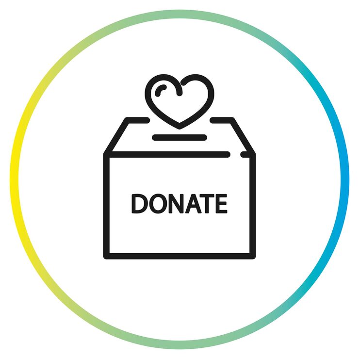 donate icon vector