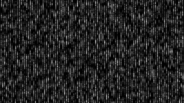 Vector dots texture with noise effect abstract halftone background vector glitch backdrop digital screen with matrix or binary code