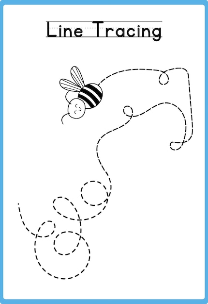 Vector a drawing of a bee with a bee on it
