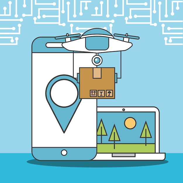 Vector drone technology 