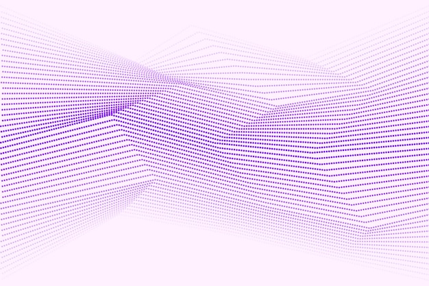 Vector dynamic dots wave background