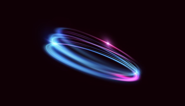 Vector dynamic vortex source of blueviolet light high speed abstract swirl of light for web design