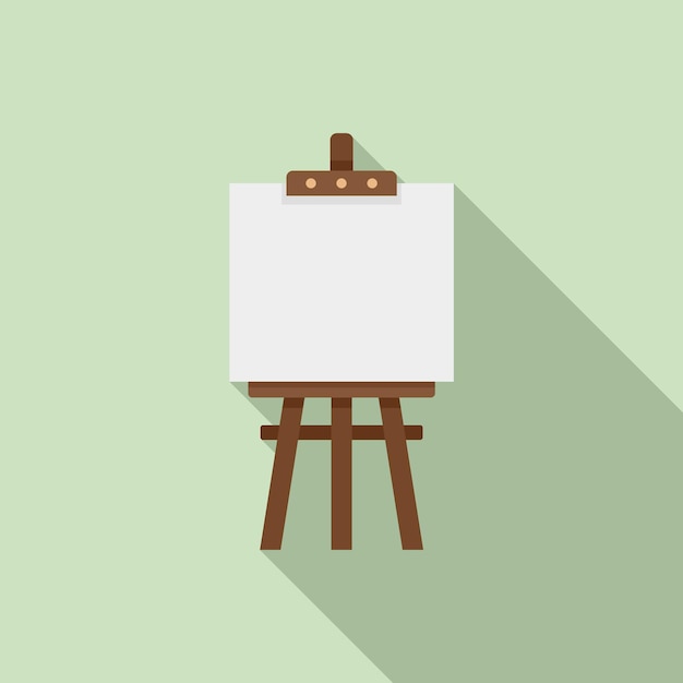 Vector easel icon flat illustration of easel vector icon for web design