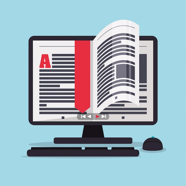 Vector ebook design.