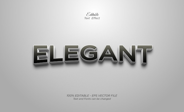 Vector editable elegant text effects and 3d font styles.