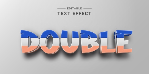 Vector editable text effect mockup vector graphic style