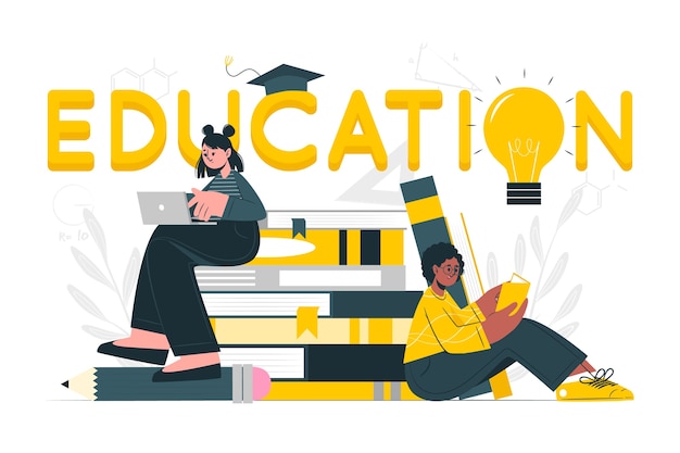 Vector education concept illustration