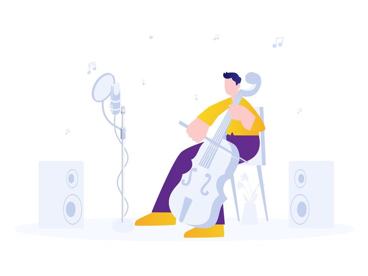 education technology illustration Online tutorials concept