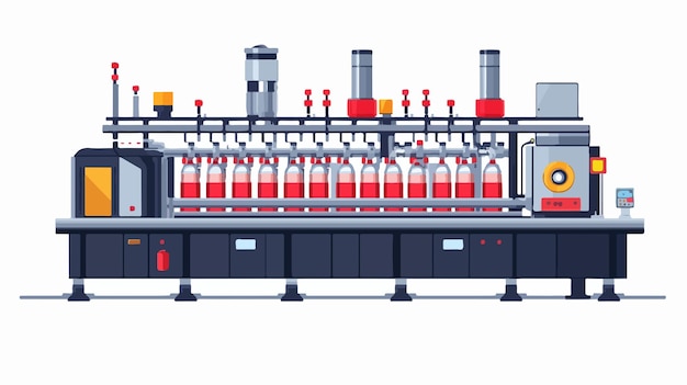 Vector efficient industrial machine for packaging beverage professional beverage packaging technology