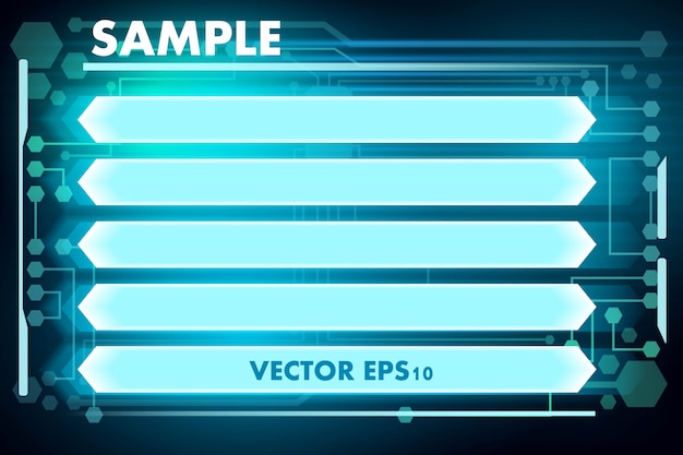 Vector electronic background