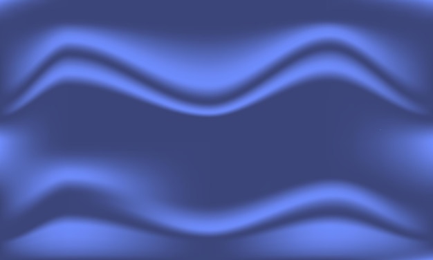 Vector elegant abstract background with smooth blue and lavender gradient and flowing silk or drapery texture