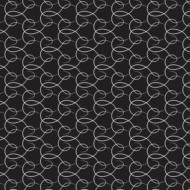 Vector elegant swirls pattern
