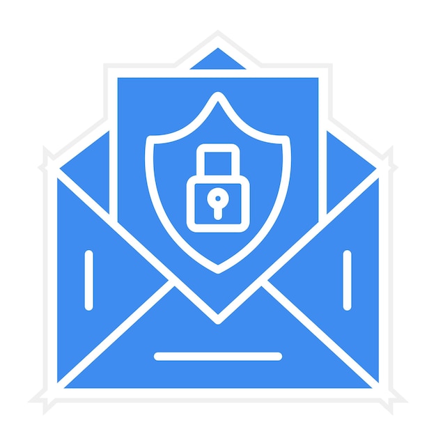 Vector email security icon vector image can be used for security