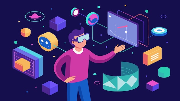 Vector engage with a virtual environment thats constantly evolving shaped by the power of realtime data