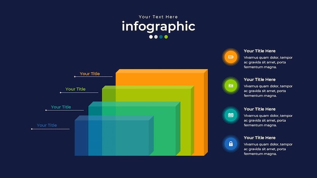 Vector engaging and informative infographics