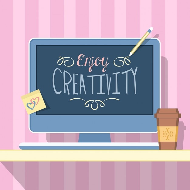 Vector enjoy creativity