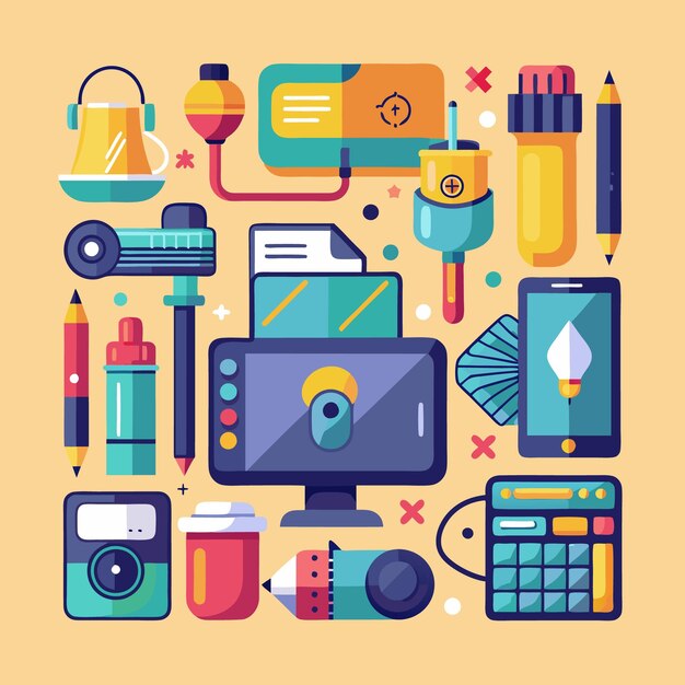 Vector essential tools for creative professionals a comprehensive design kit for modern workflows