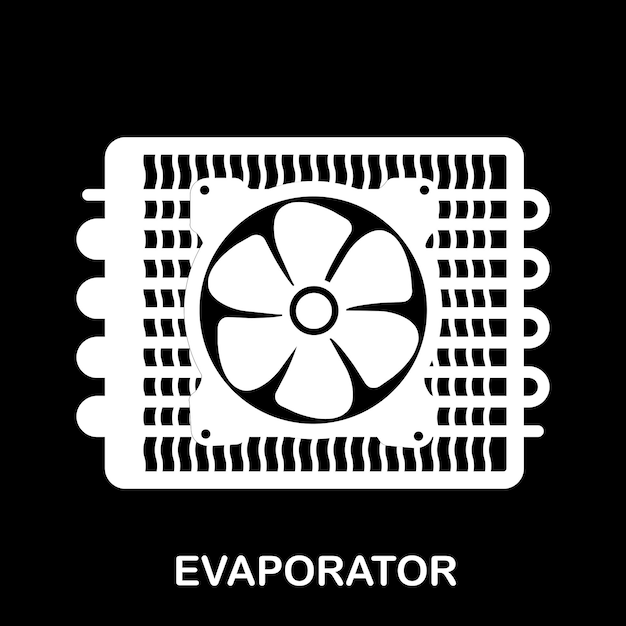Vector evaporator icon