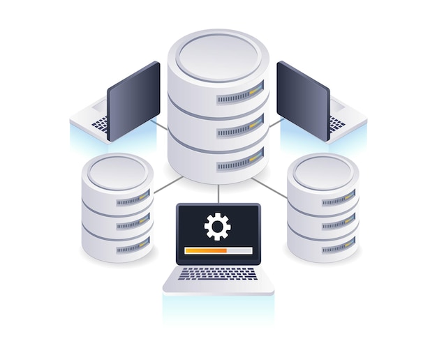 Vector exploring data technology in computer network servers