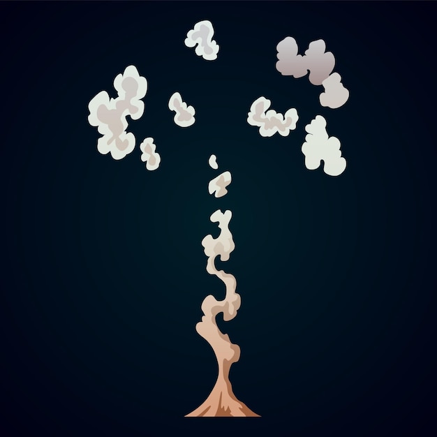 Vector explosion animation animation for game of the explosion effect cartoon animation for game exploding