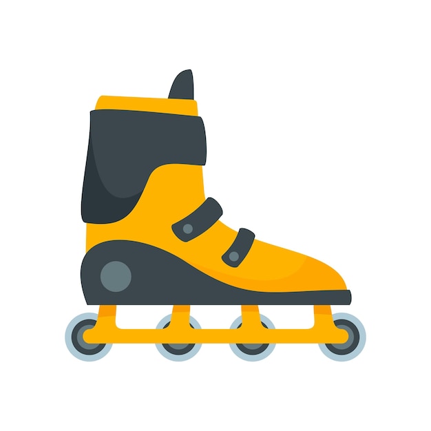 Vector extreme inline skates icon flat illustration of extreme inline skates vector icon for web design