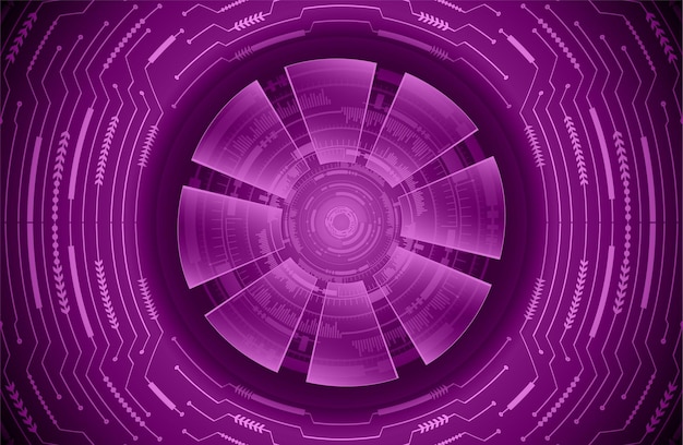 Vector eye cyber circuit future technology concept background