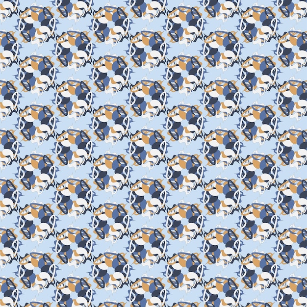 Vector fabric seamless pattern design vector