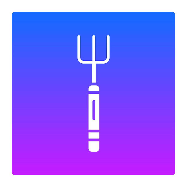 Vector farm fork icon