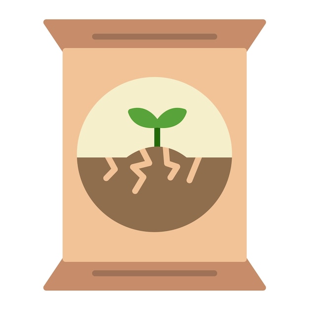 Vector fertilizer flat illustration