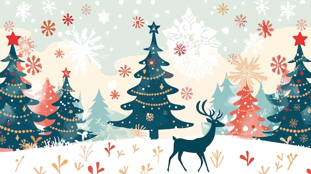 Vector festive merry christmas and happy holidays greeting cards with new year concept