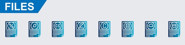 Vector files vector icons pack