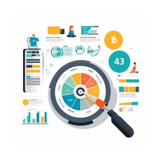 Vector finance illustrations for business and finance projects