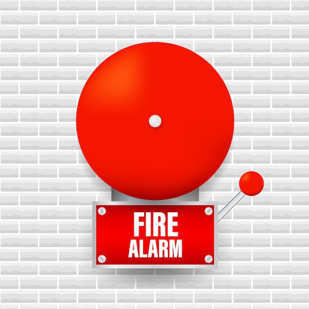 Vector fire alarm system fire equipment 