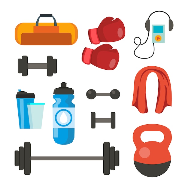 Vector fitness icons 