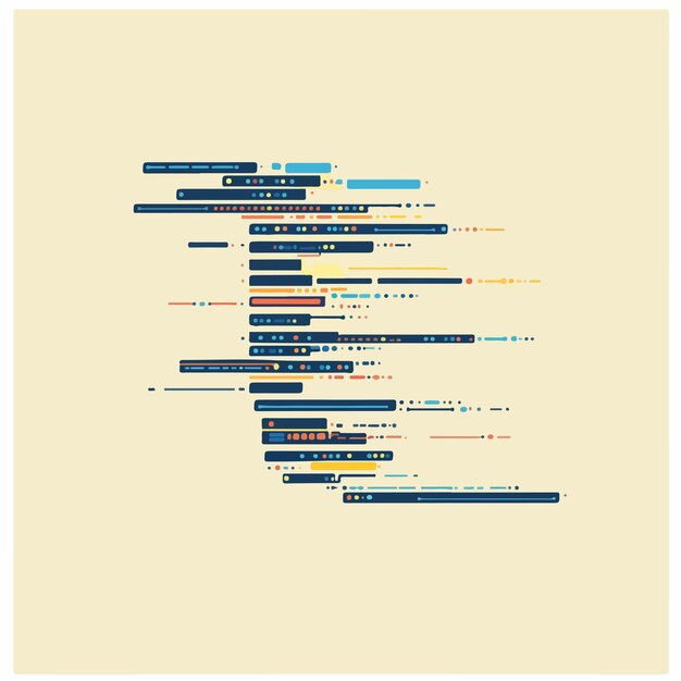 Vector flat vector illustration of website programming and coding development for web development projects