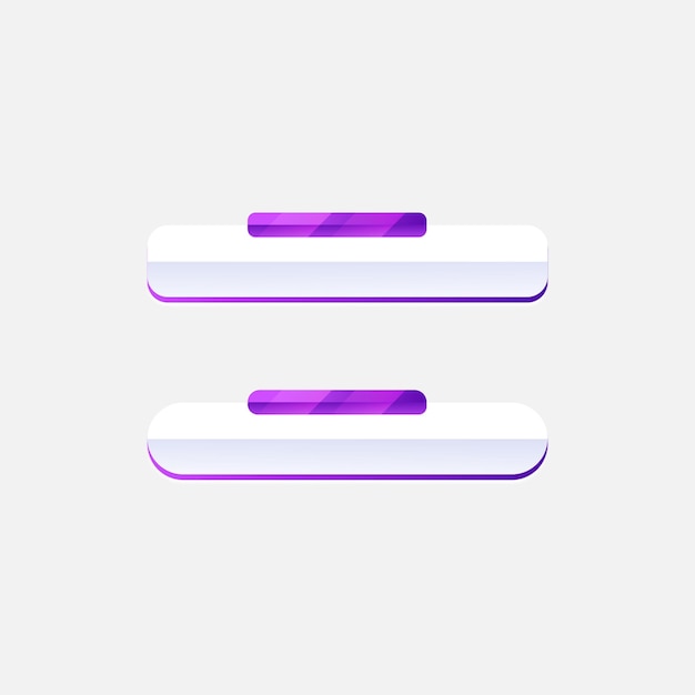Vector ﻿flat web button design elements. simple design of ui web buttons