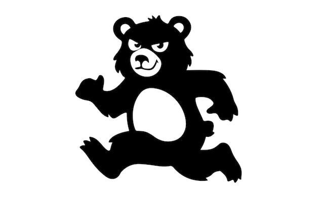 Vector flat with panda royalty vector