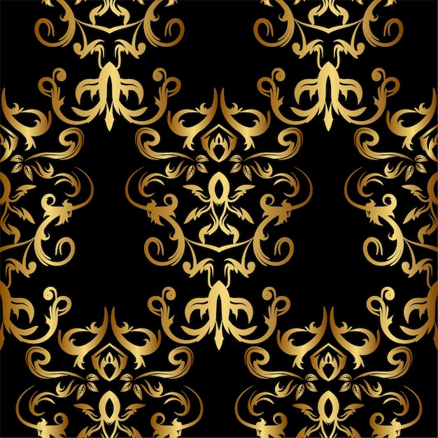 Vector floral or ornament seamless pattern