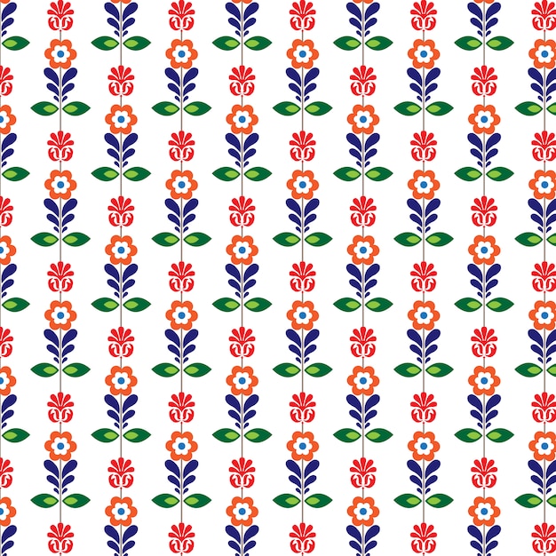 Vector floral pattern background