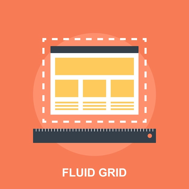 Vector fluid grid