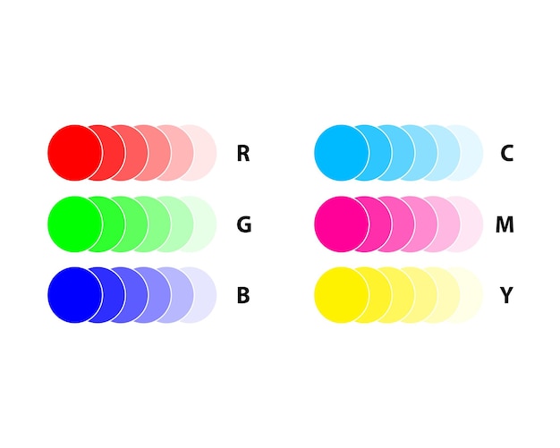 Vector free color swatch collection