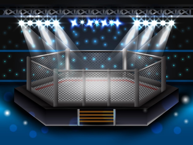 Vector freevector_sportmma stagebackground_ww0422